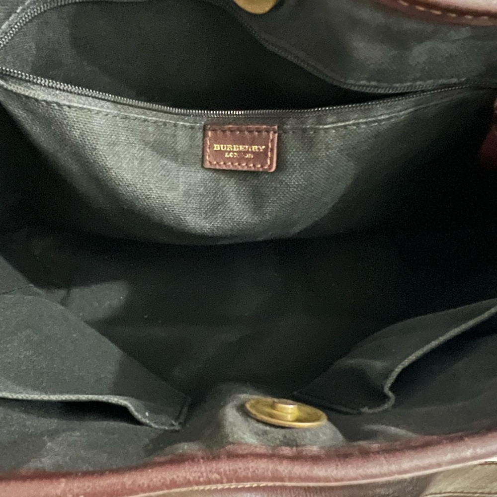 Burberry Full Leather , short handle, Medium size - Picture 4 of 13